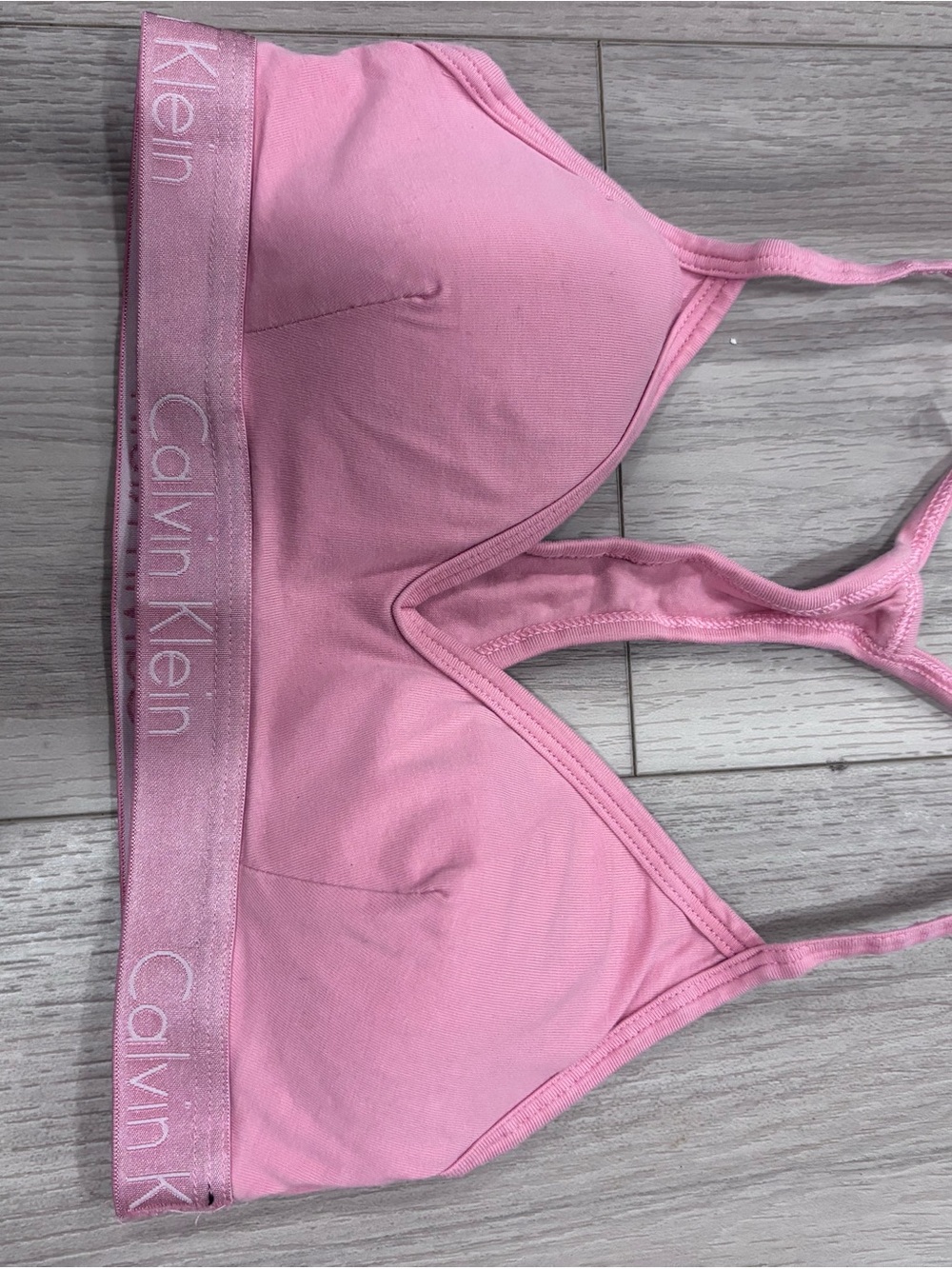 Calvin Klein Light Pink Wireless Comfort Bralette